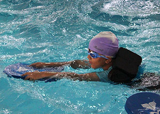 Student working in class